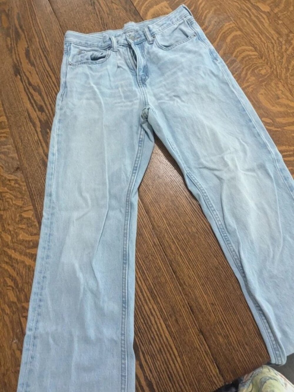 Old Navy Women’s High Rise Jeans Loose Size 16 Light Denim